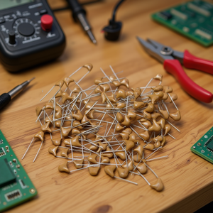 Condensador Cerámico 47 pF 200V Condensador Electrolítico de Terminal Radial para Circuito Electrónico - Product Image 3