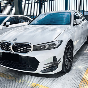 Bmw 3 Series G20 G21 Lci M Sport 2023 Front Windshield <b>Decals</b> Adhesive Piano Black Carbon Fiber Texture Car <b>Window</b> Deflectors - Product Image 1