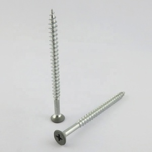 Tornillos Autorroscantes para Madera con Cabeza Avellanada, Recubiertos y Zincados en Blanco - Product Image 6