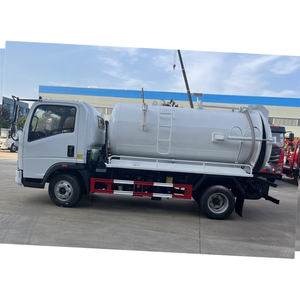 HOWO 5cbm Vacuum Fecal Waste Water Suction Truck Septic tank Truck Supplier - Product Image 3