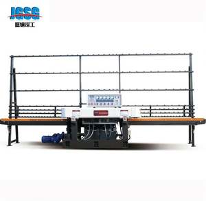 Venta caliente JGYM4320 Máquina de bordes de vidrio 4 motores Glss Línea recta Máquina pulidora de bordes redondos - Product Image 1