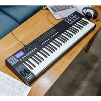 WORLDE PANDA61 Contrôleur Clavier MIDI USB Portable 61 Touches avec 8 Pads Rétroéclairés RVB Colorés et Câble USB