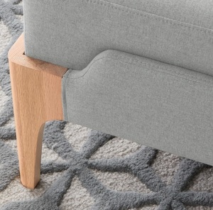 2024 Venta caliente diseño moderno real escandinavo tela de terciopelo <span class=keywords><strong>chaise</strong></span> <span class=keywords><strong>longue</strong></span> para dormitorio sala de estar - Product Image 5