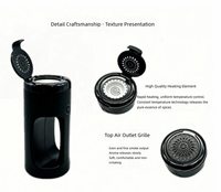 Brûleur d'encens portatif qui chauffe le parfum pour diffuser la fragrance, diffuseur d'huiles non essentielles, machine YS