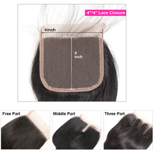 10A Trinh Nữ Ấn Độ Tóc Thô Chưa Qua Chế Biến Nhà Cung Cấp Thẳng Ấn Độ Tóc Con Người <span class=keywords><strong>Weave</strong></span> Extension Ear To Ear Ren Phía Trước Đóng Cửa - Product Image 6