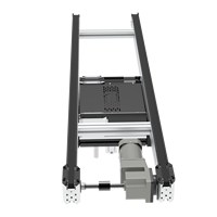 Unité de levage et de transfert de palettes avec convoyeur à courroie synchrone, module de levage motorisé pour système de ligne d'assemblage automatisée