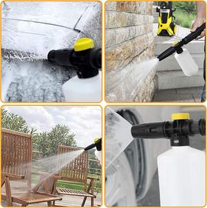 Buse de pulvérisateur Lance de mousse de neige pour <span class=keywords><strong>Karcher</strong></span> K2 K3 K4 <span class=keywords><strong>K5</strong></span> K6 K7 nettoyeurs haute pression de voiture générateur de mousse de savon Machine à laver de voiture - Product Image 6