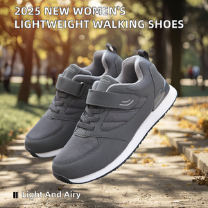 2025 New Korean Women's Walking Style <b>Shoes</b> Casual Lightweight Breathable Slip Resistant Cushion Sole Summer Autumn Wholesale - Product Image 2
