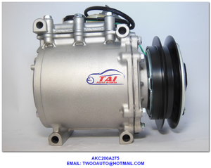 คอมเพรสเซอร์<span class=keywords><strong>แอร์</strong></span> AKC200A275 พร้อมคลัตช์ สำหรับรถบรรทุกมิตซูบิชิ ฟูโซ่ ซุปเปอร์เกรท FV515 FV513 8DC9 6D24 6D40 6M70 - Product Image 2