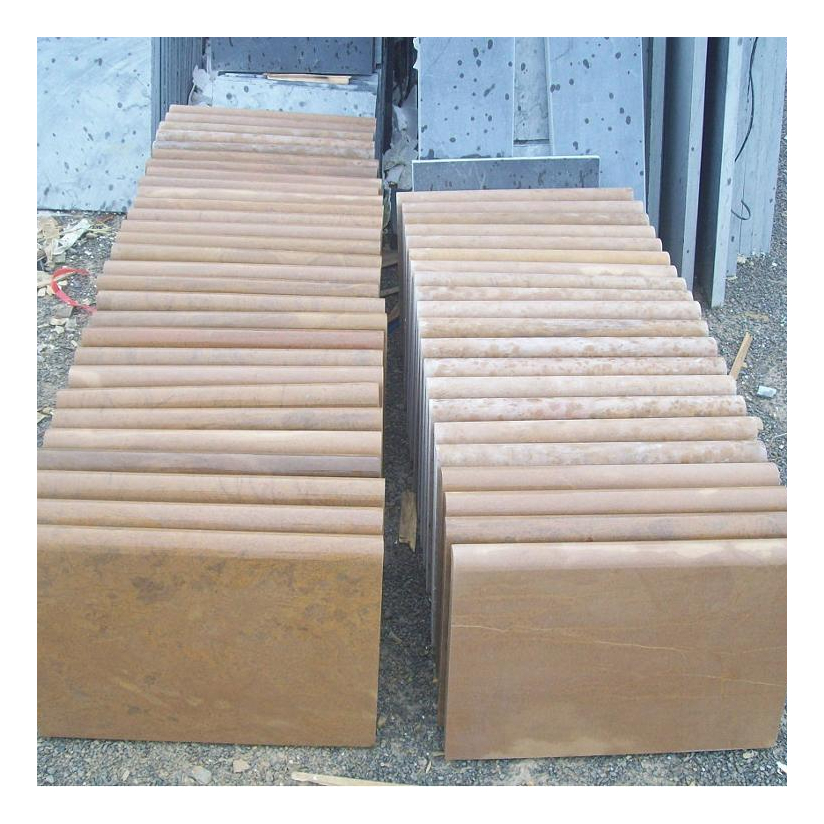 Натуральный камень, желтый известняк, горный камень для бассейна