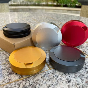 CNC Metal Snus Can Airtight Storage Tin Black Round Container for Herb Use Food Grade Snus Zakjes Manufacturer Supply - Product Image 2