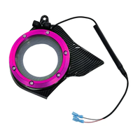 Accessoires pour Motos : Cache-ventilateur de Transmission Moto Haute Performance en Alliage d'Aluminium, Design Cyberpunk Décoratif – Nouveauté et Vente Flash