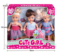 Habillage de simulation pour enfants maison de jeu exquise sirène princesse fille poupée jouet cadeau poupée ensemble