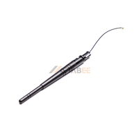 Antenne Wi-Fi double bande 2,4 GHz 5 GHz avec connecteur U.FL MHF1, base à clipser, antenne omnidirectionnelle en caoutchouc pour routeur sans fil et amplificateur