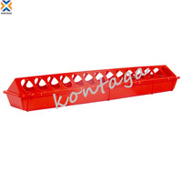 Abreuvoirs manuels en plastique pour volailles, mangeoire à eau pour poulets, mangeoire pour pigeons, 51,5*12,5*8cm, mangeoire en plastique pour volailles