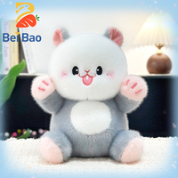 Jouet en peluche super doux, souris mignonne et moelleuse, rembourrage en coton PP, directement de l'usine, cadeau d'anniversaire pour enfants