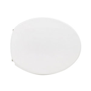 Asiento de inodoro para Althea Soft60 Shape 1, blanco, 42 cm de longitud, bisagras en espiral - Product Image 1