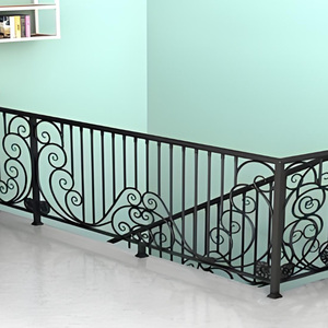 2025 Courtoisies d'escalier, Garde-corps de balcon, Garde-corps pour espaces publics, Clôtures métalliques modernes minimalistes sur mesure - Product Image 3