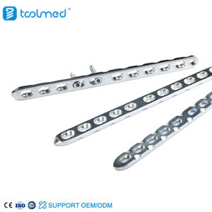 Plat LC-DCP ortopedi implan baja tahan karat kualitas tinggi 2.0/2.4/2.7/3.5 - Product Image 1