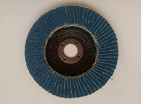 Disque à lamelles abrasif diamant 115mm personnalisé en acier inoxydable meulage papier sablé polissage rabat en fibre de verre zircone