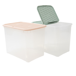 Marea PP <b>Storage</b> <b>Box</b> 570x390x420mm with Lid Eco-Friendly Design 20-35L Capacity for Home Organization - Product Image 3