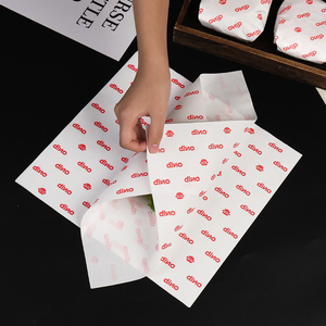 Custom Logo Baguette Greaseproof <strong>Paper</strong> Disposable Food-Grade PE Coated Greaseproof Wrapping <strong>Paper</strong> for Bagels Bread Bugers - Product Image 4