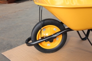 <span class=keywords><strong>Brouette</strong></span> de chantier YiChun avec roues pleines de 13 pouces, en métal robuste, capacité de charge de 160 kg, garantie 1 an, modèle WB6501 - Product Image 3