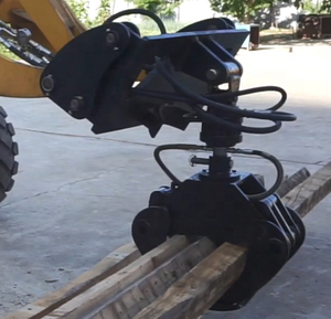 Kinger อุปกรณ์ไฮดรอลิกแบบท่อน<span class=keywords><strong>ไม้</strong></span> Grapple แบบหมุน360สำหรับ<span class=keywords><strong>รถ</strong></span>ตักดินขนาดเล็ก - Product Image 4