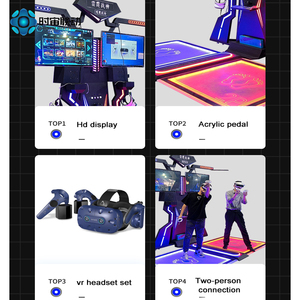 Vr deux contre console de <span class=keywords><strong>jeu</strong></span> à détection de mouvement <span class=keywords><strong>multijoueur</strong></span> en ligne grand tir Thunder dark battlefield experience museum equipment - Product Image 4