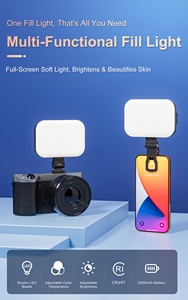 Luz LED con Clip para Influencers, Luz de Bolsillo Cálida, Lámpara de Video Profesional para <span class=keywords><strong>Tiktok</strong></span>, Equipo para Creadores de Contenido - Product Image 2