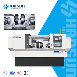 Tour CNC à double broche et double tourelle servo de 8 pouces de bonne qualité - Product Image 1