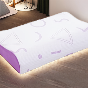 Juego de <span class=keywords><strong>Almohada</strong></span> y Cama Ajustable de Espuma Viscoelástica para Niños <span class=keywords><strong>MLILY</strong></span>, Transpirable, Suave, con Patrón Geométrico para Niños y Niñas, Certificado CertiPUR-US, 12x20 - Product Image 5