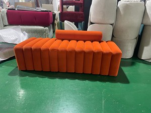 Tecido moderno Home Living Room Móveis Footrest Sofa <span class=keywords><strong>Bench</strong></span> Stylish Stool & Ottoman para o uso do apartamento do hotel - Product Image 2