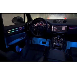 Kit de Actualización de Iluminación Ambiental Colorida Symphony para Porsche Cayenne 2018+ Sistema de Luces LED Interiores - Product Image 6