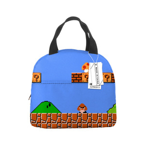 PLAYMAX PM199 Boîte à lunch portable personnalisée en tissu 3D mignon de dessin animé, fermeture éclair, thermique, écologique, résistante à l'eau, durable, multifonction - Product Image 6
