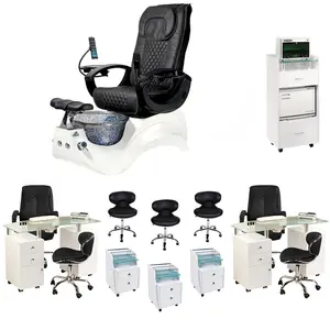 Salón de uñas equipos eléctricos de manicura masaje silla spa manicura silla