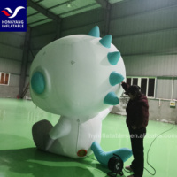 Modèle de figurine gonflable de dessin animé pour la publicité extérieure
