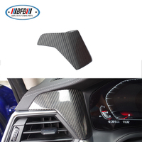 Kits de garnitures intérieures en fibre de carbone sèche 7 pièces pour BMW Série 3 G20 2019+