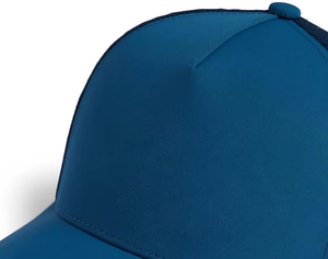 Gorra de béisbol unisex con logotipo personalizado y rendimiento azul para exteriores, gorra Fisher de silicona con características impresas de tela en relieve - Product Image 5