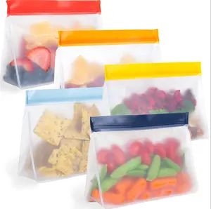 Food grade freshness protection package eco-friendly waterproof PEVA food storage bag container