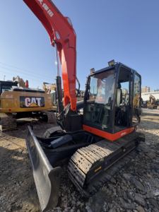 Mini-excavatrice Kubota KX183, 100% d'origine japonaise, d'occasion, excavatrice hydraulique sur chenilles, 8 tonnes, moteur Kubota, pompe - Product Image 2