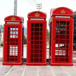 Cabine téléphonique en fer forgé rose, rouge et blanche, faite à la main, pour mariage et décoration de centres commerciaux, <span class=keywords><strong>prix</strong></span> d'usine, bonne <span class=keywords><strong>qualité</strong></span> - Product Image 5