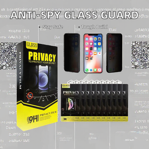 2.5D פרטיות אנטי מרגל יפן agc מסך זכוכית מחוסמת מגן מסך 9h hd ברור עבור 15 פרו 14 בתוספת 13 מיני xs שומר - Product Image 3