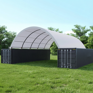 Abri de conteneur de style arche Baosheng, fabriqué <span class=keywords><strong>sur</strong></span> <span class=keywords><strong>mesure</strong></span>, prix compétitif avec fabrication OEM pour le stockage de machines - Product Image 1