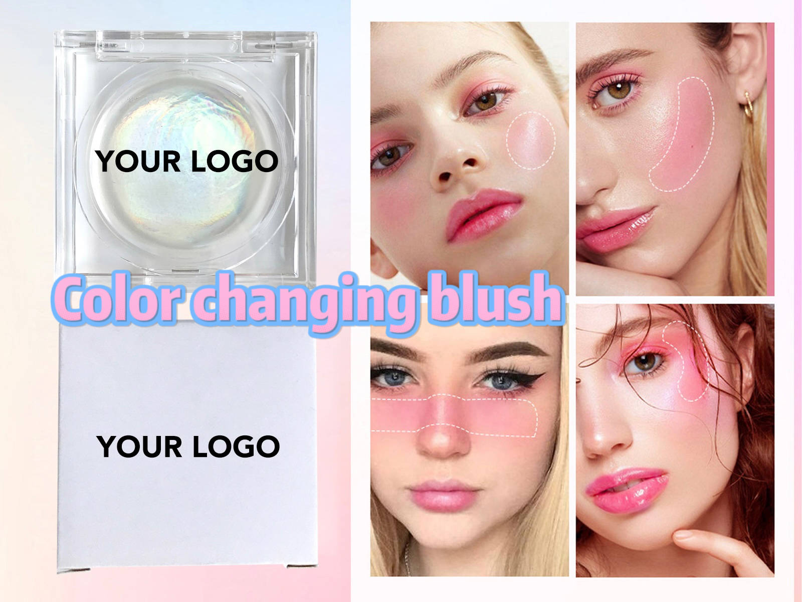 Changement de couleur blush