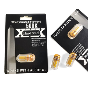 Cápsulas Hard Steel XXX 500K para Hombres con Rendimiento Duradero, Apoyo a la Resistencia y Promoción de la Fertilidad - Product Image 6