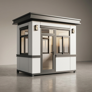 Quiosco Prefabricado Elegante, Casa Modular para Comercios con Ventanas de Servicio Abiertas para Cafeterías, Tiendas, Plazas y Eventos - Product Image 1