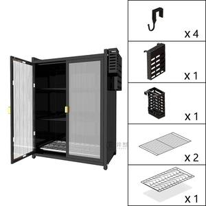 Organizadores de cocina de 2/3 capas, armario de almacenamiento, cuencos de <span class=keywords><strong>Metal</strong></span> de pie, organizador, estante de almacenamiento - Product Image 4