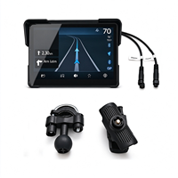Layar Media GPS Motor 7 Inci Tahan Air Wireless CarPlay Android Auto Pemasangan Cepat OEM ODM Supplier