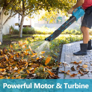 Souffleur de feuilles sans fil tout-en-un de qualité industrielle, haute puissance 280W, pour usage domestique et jardinage - Product Image 5